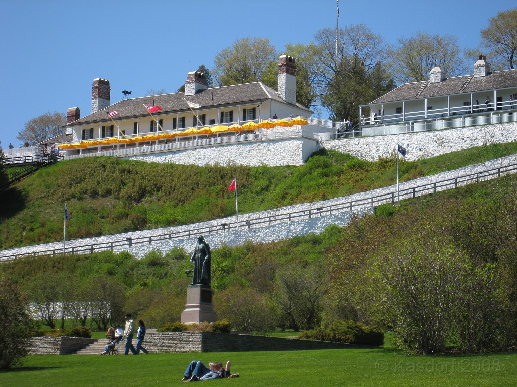 Mackinaw Island Area May 2008 0775.jpg - May 24 2008 a trip to Mackinac City for a 5 M race and a visit to Mackinac Island. A day to the UP, Paradise, Whitefish Point and Tahquamen Falls. This was followed by trips to Petoskey and Charlevoix.